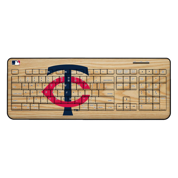 Minnesota Twins Baseball Bat Wireless USB Keyboard