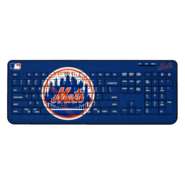 New York Mets Solid Wireless USB Keyboard