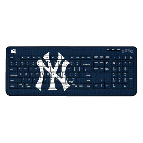 New York Yankees Solid Wireless USB Keyboard