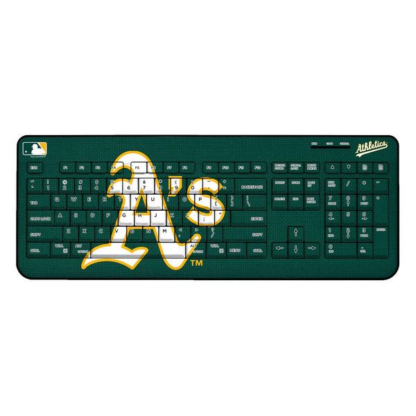 Oakland Athletics Solid Wireless USB Keyboard