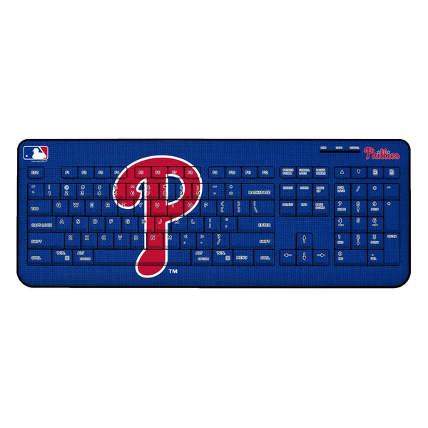 Philadelphia Phillies Solid Wireless USB Keyboard