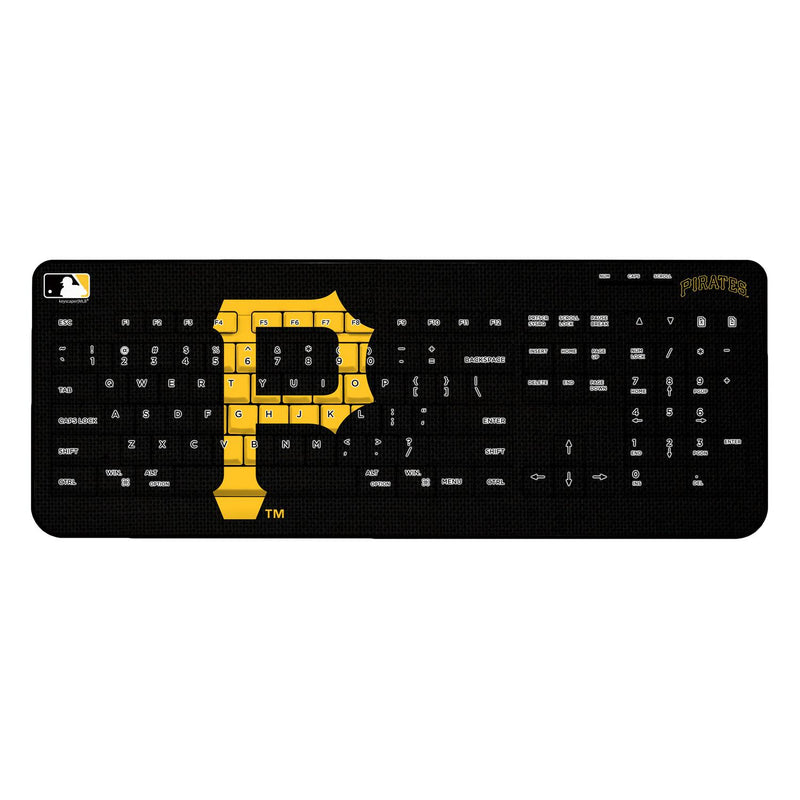 Pittsburgh Pirates Solid Wireless USB Keyboard