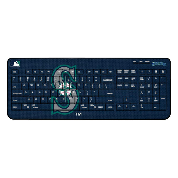 Seattle Mariners Solid Wireless USB Keyboard