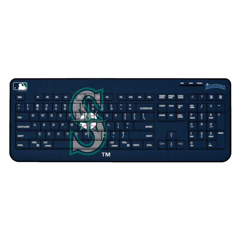 Seattle Mariners Solid Wireless USB Keyboard