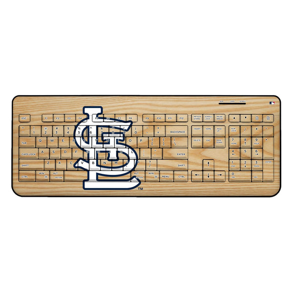 St Louis Cardinals Baseball Bat Wireless USB Keyboard