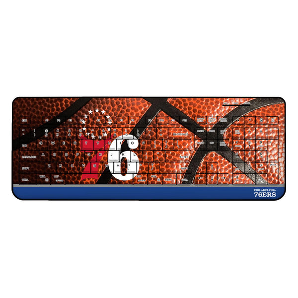 Philadelphia 76ers Basketball Wireless USB Keyboard