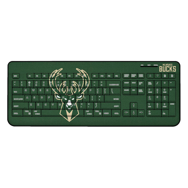 Milwaukee Bucks Solid Wireless USB Keyboard