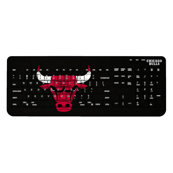 Chicago Bulls Solid Wireless USB Keyboard