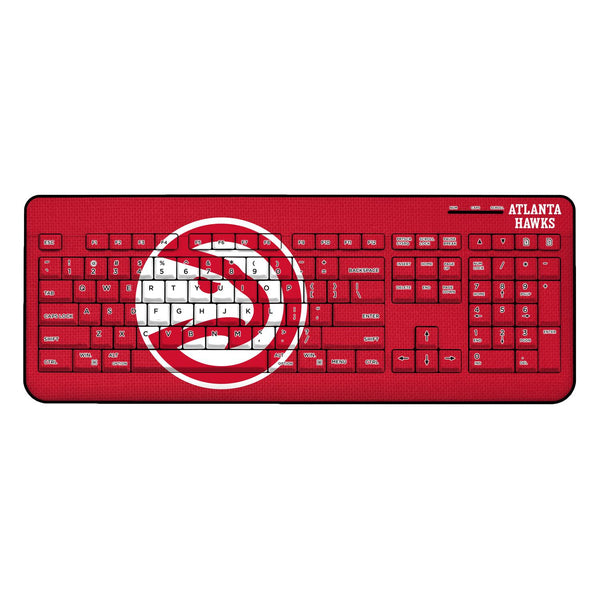 Atlanta Hawks Solid Wireless USB Keyboard