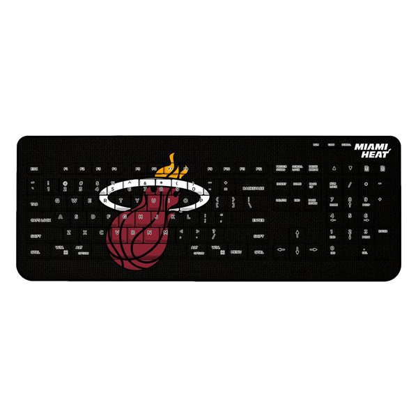 Miami Heat Solid Wireless USB Keyboard