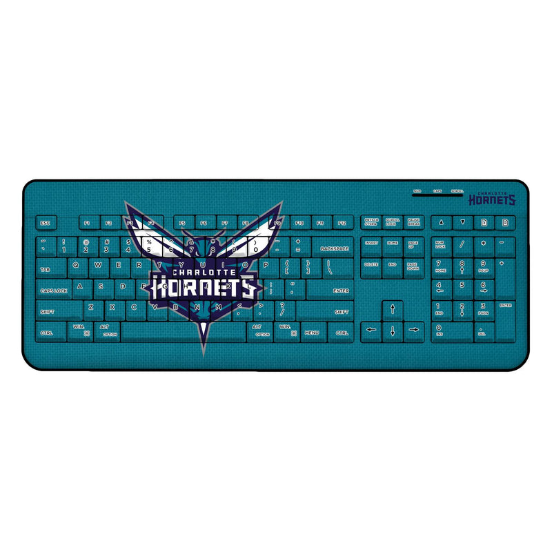 Charlotte Hornets Solid Wireless USB Keyboard