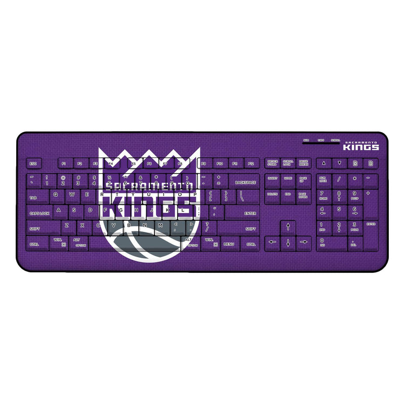 Sacramento Kings Solid Wireless USB Keyboard