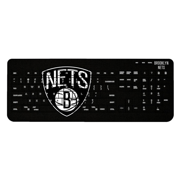 Brooklyn Nets Solid Wireless USB Keyboard