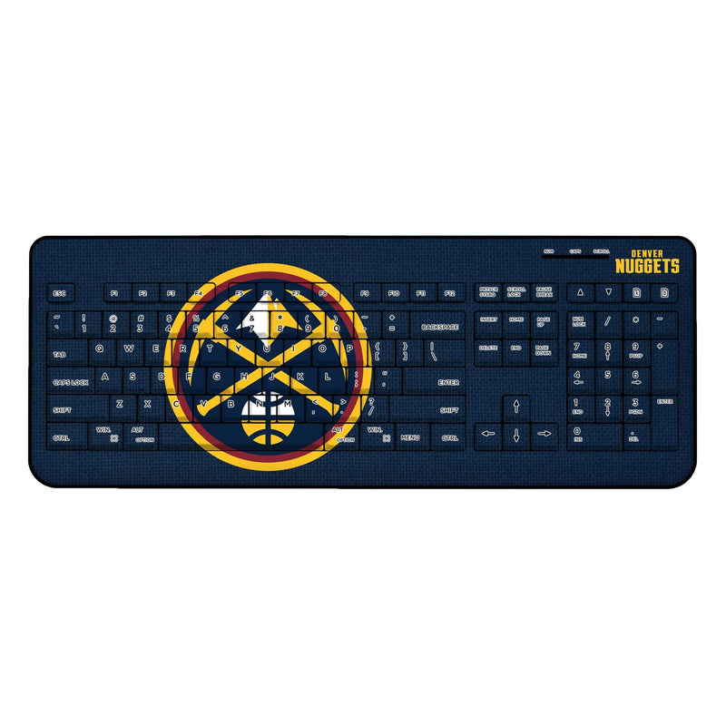 Denver Nuggets Solid Wireless USB Keyboard