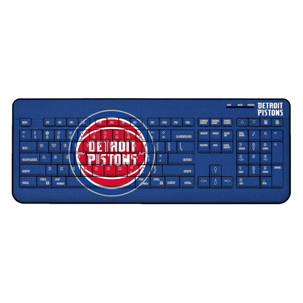 Detroit Pistons Solid Wireless USB Keyboard