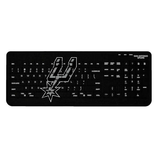 San Antonio Spurs Solid Wireless USB Keyboard
