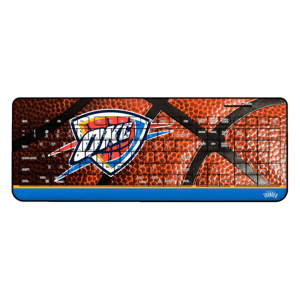 Oklahoma City Thunder Basketball Wireless USB Keyboard
