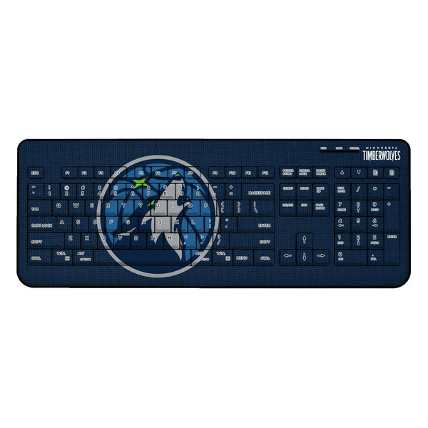 Minnesota Timberwolves Solid Wireless USB Keyboard