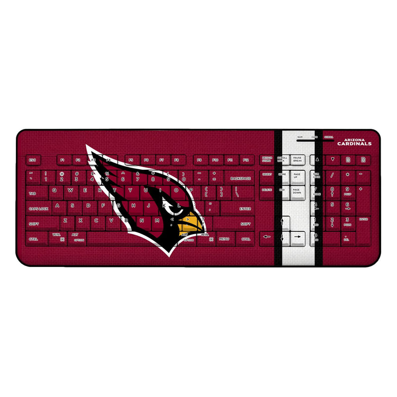 Arizona Cardinals Stripe Wireless USB Keyboard