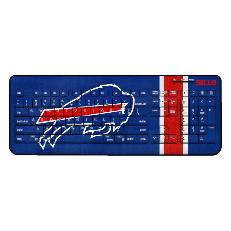 Buffalo Bills Stripe Wireless USB Keyboard
