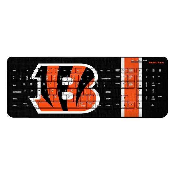 Cincinnati Bengals Stripe Wireless USB Keyboard