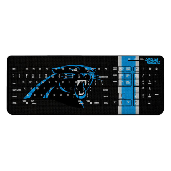 Carolina Panthers Stripe Wireless USB Keyboard