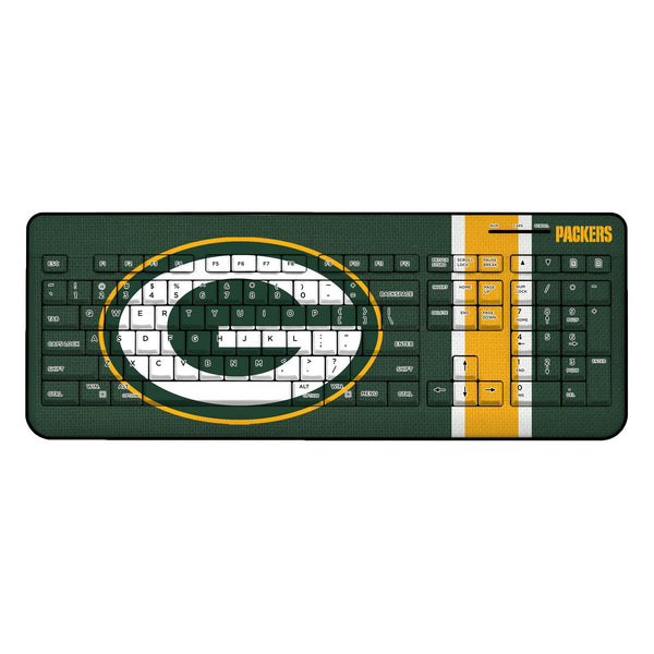 Green Bay Packers Stripe Wireless USB Keyboard