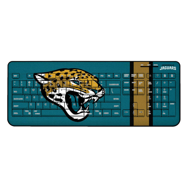 Jacksonville Jaguars Stripe Wireless USB Keyboard