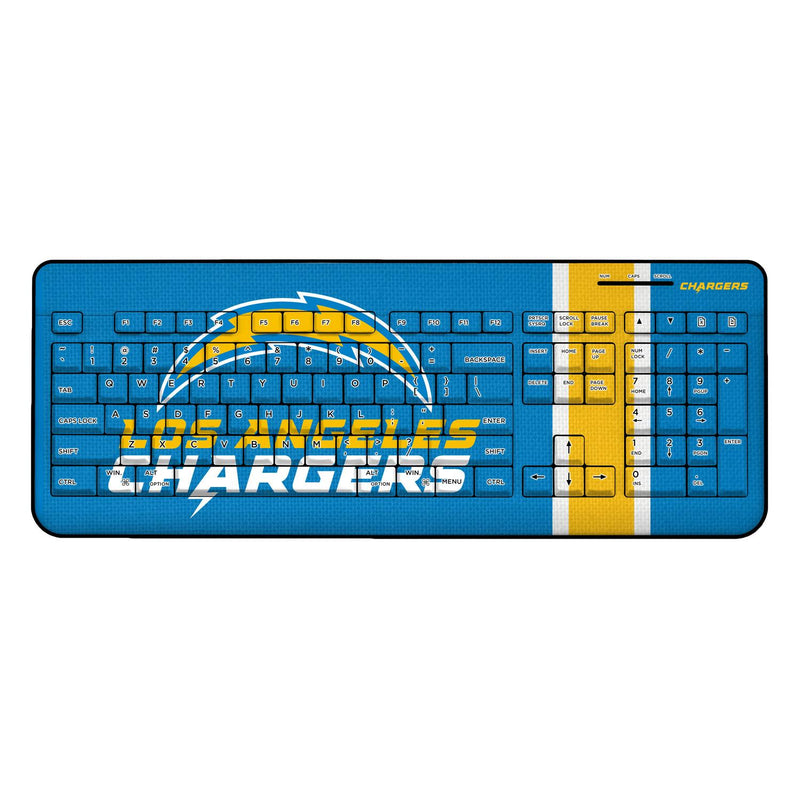 Los Angeles Chargers Stripe Wireless USB Keyboard