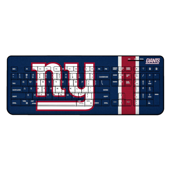 New York Giants Stripe Wireless USB Keyboard