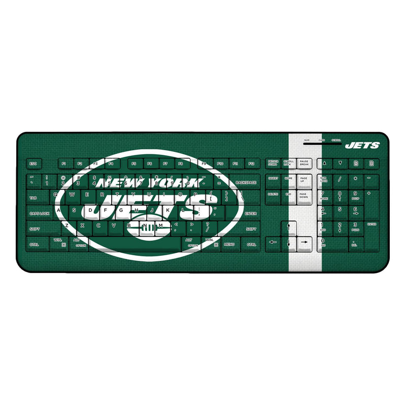 New York Jets Stripe Wireless USB Keyboard