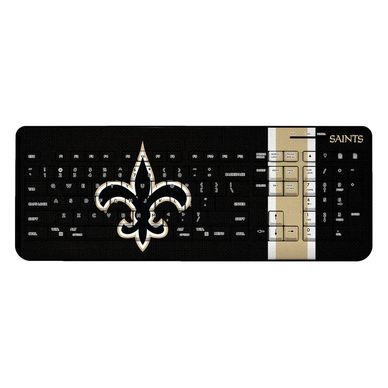 New Orleans Saints Stripe Wireless USB Keyboard