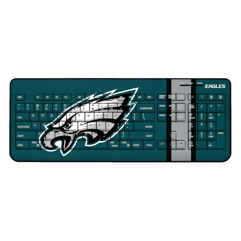 Philadelphia Eagles Stripe Wireless USB Keyboard