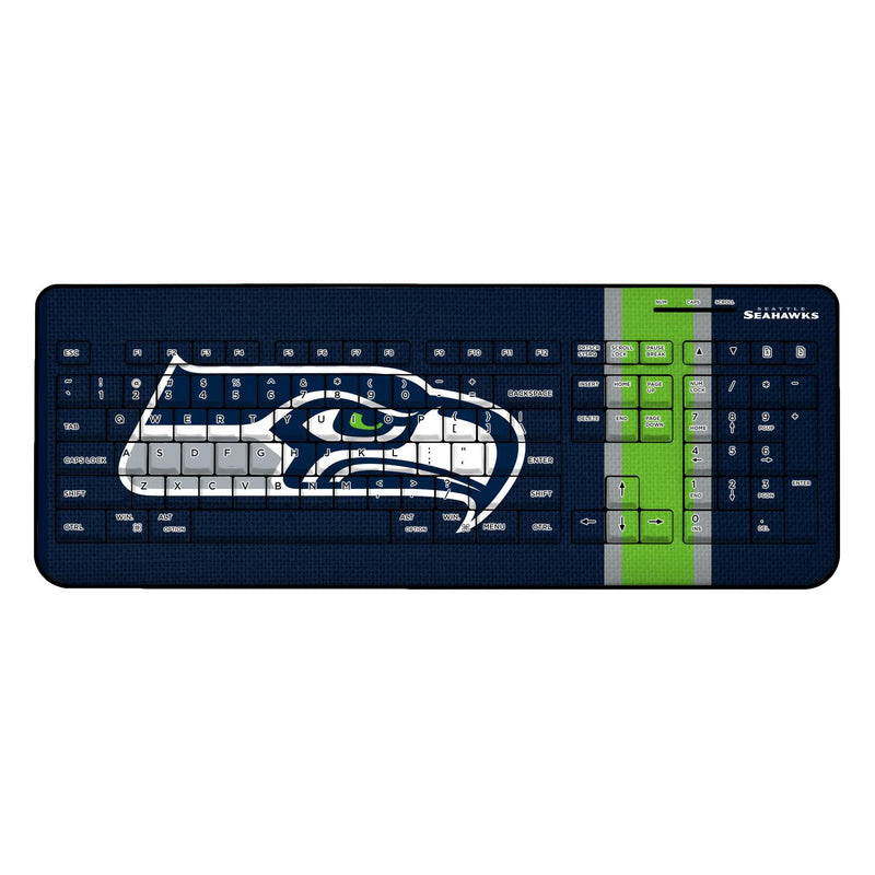 Seattle Seahawks Stripe Wireless USB Keyboard