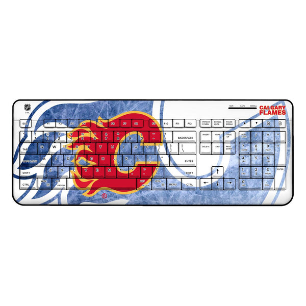 Calgary Flames Ice Tilt Wireless USB Keyboard