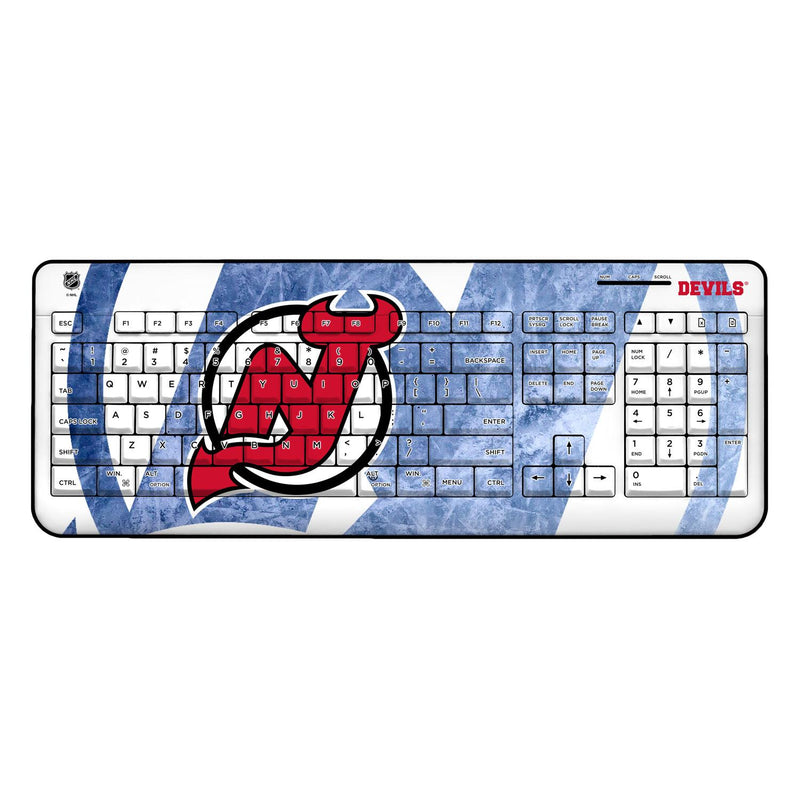 New Jersey Devils Ice Tilt Wireless USB Keyboard