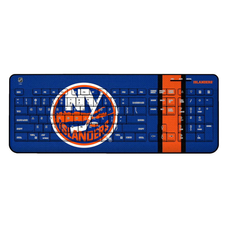 New York Islanders Stripe Wireless USB Keyboard