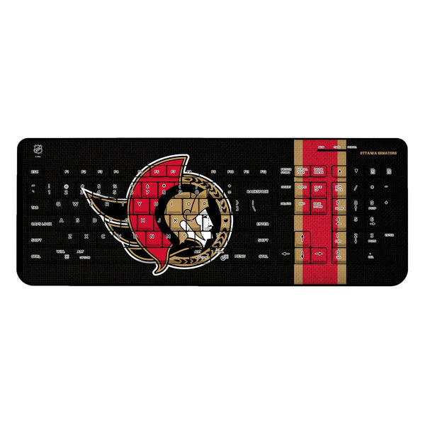 Ottawa Senators Stripe Wireless USB Keyboard