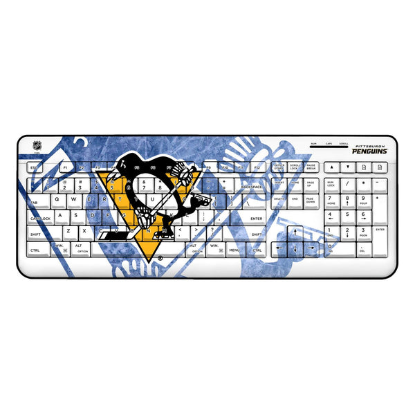 Pittsburgh Penguins Ice Tilt Wireless USB Keyboard