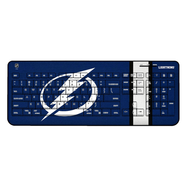 Tampa Bay Lightning Stripe Wireless USB Keyboard