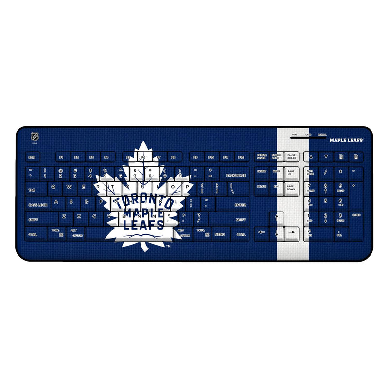Toronto Maple Leafs Stripe Wireless USB Keyboard