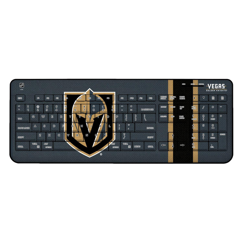 Vegas Golden Knights Stripe Wireless USB Keyboard