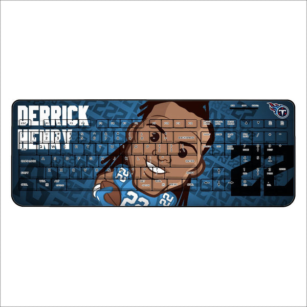 Derrick Henry Tennessee Titans 22 Emoji Wireless USB Keyboard