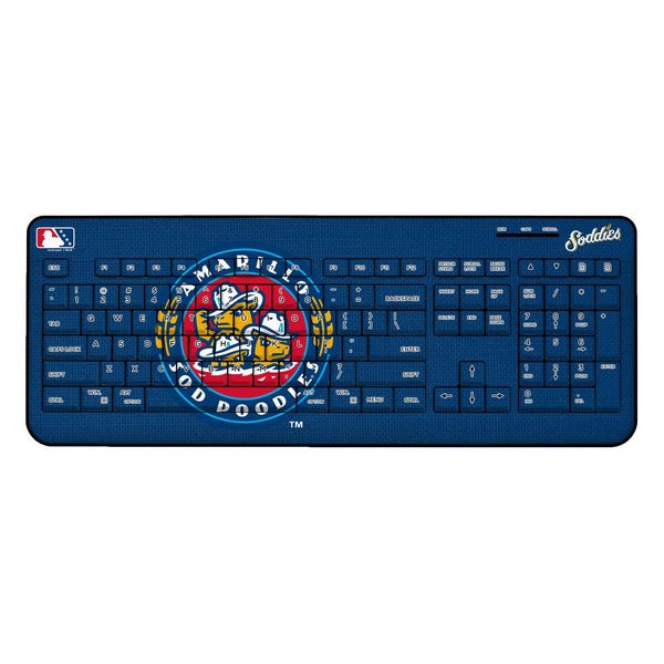 Amarillo Sod Poodles Solid Wireless USB Keyboard