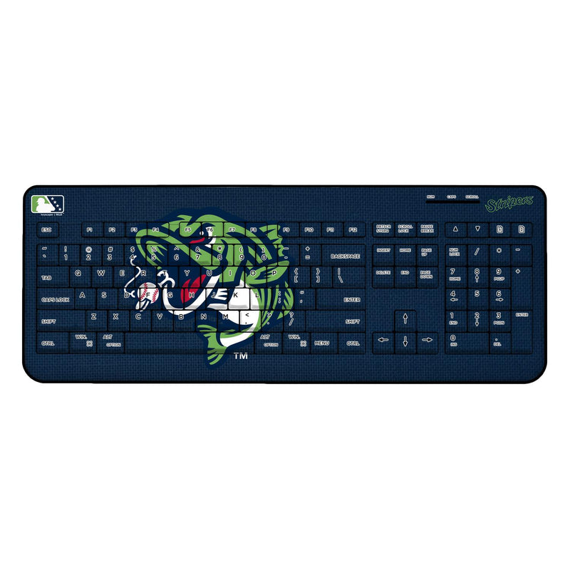 Gwinnett Stripers Solid Wireless USB Keyboard