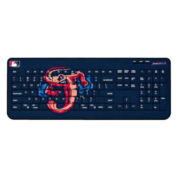 Jacksonville Jumbo Shrimp Solid Wireless USB Keyboard