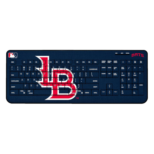 Louisville Bats Solid Wireless USB Keyboard