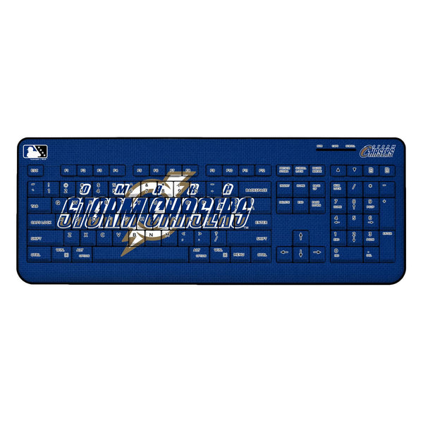 Omaha Storm Chasers Solid Wireless USB Keyboard