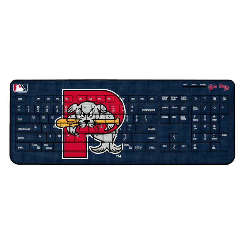 Portland Sea Dogs Solid Wireless USB Keyboard
