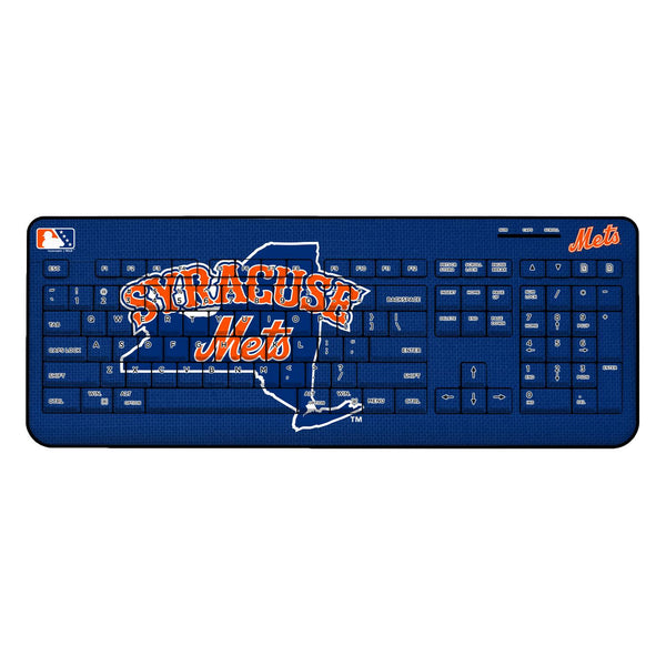 Syracuse Mets Solid Wireless USB Keyboard